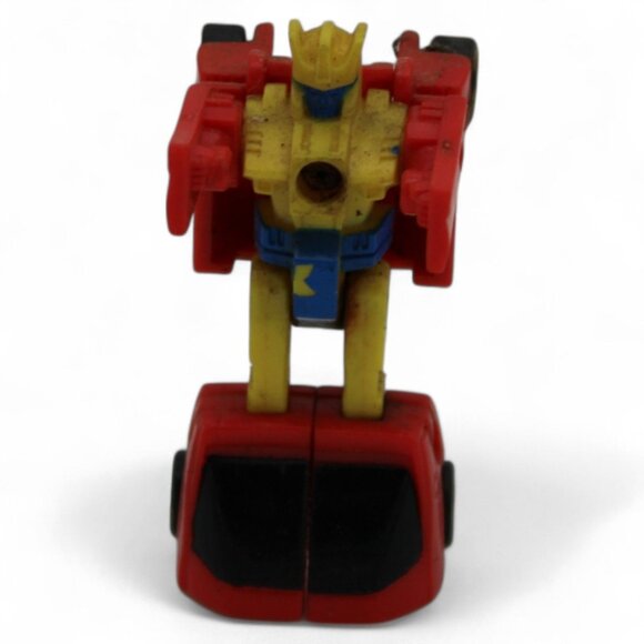 Transformers G1 Micromasters Roadhandler Figure - Vintage 1989 Red/Yellow Conver - Picture 5 of 10